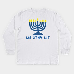 We Stay LIT Kids Long Sleeve T-Shirt